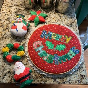 Hand crafted Kitschy Christmas Lot vintage